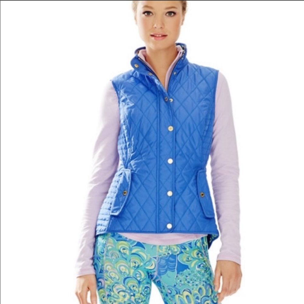 Lilly Pulitzer Gold Vest